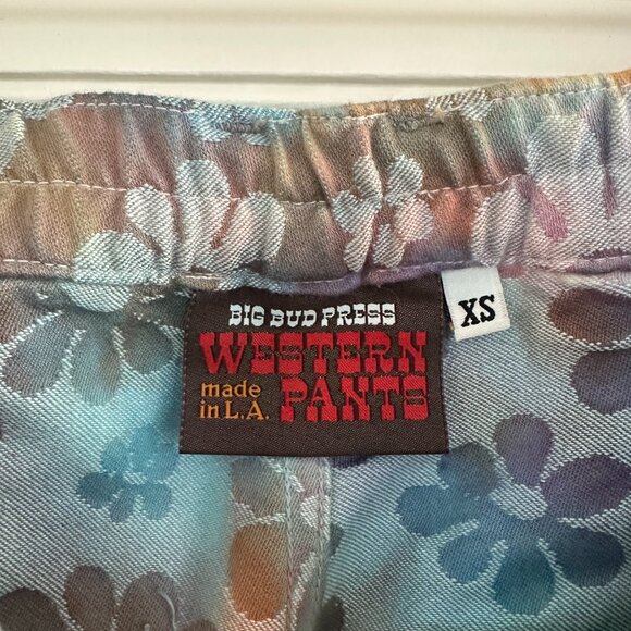 🚨 RARE: BIG BUD PRESS | RAINBOW TIE DYE FLOWER POWER SUIT - Picture 6 of 6